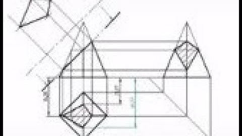 SECTION OF SOLIDS - SQUARE PYRAMID SECTION