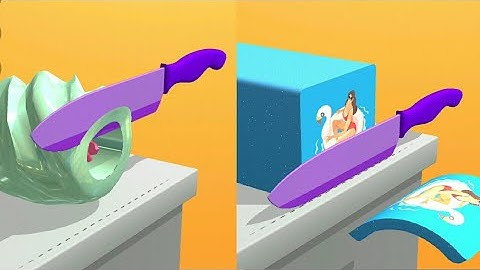 Asmr Cut Slicing! so satisfying and relaxing ASMR slicing game