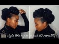 THE BEST FAUX HAWK UPDO TUTORIAL ON SHORT NATURAL HAIR !!! | PROTECTIVE STYLES