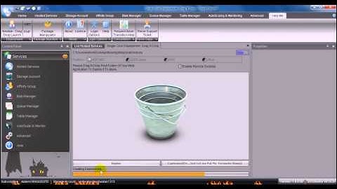 Azure cloud Director - Silverlight Application Single Click Drag N Drop Azure Deployment