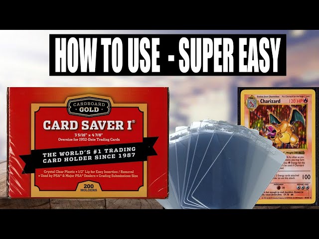 Card Saver 1 Semi-Rigid Card Holder - 200ct Box
