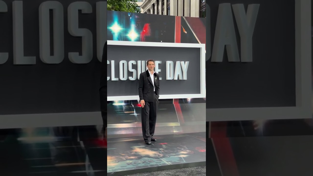 One man, with a shared truth. Josh O'Connor is ready for Disclosure Day in London.