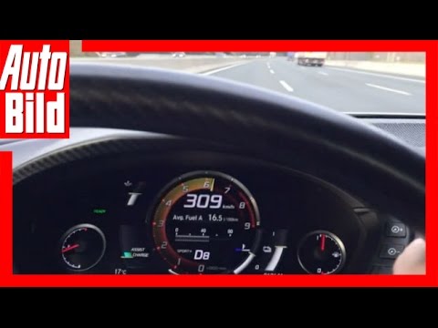 Honda NSX: mit 309km/h über die Autobahn!