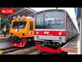 🔴 RAMAINYA KERETA API KRL DI STASIUN DEPOK : Kereta Ukur Arjuna, KRL INKA, JR 205, TM 6000, CLI.125