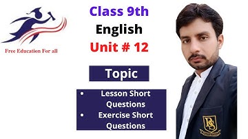 English 9th Unit Number 12 , Three days to see, Answer The Questions
