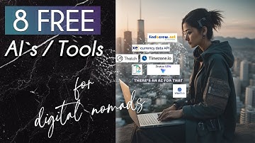 8 FREE AI`s & Tools for digital nomads to organize & plan traveling/working 🌏🦾💻✈️