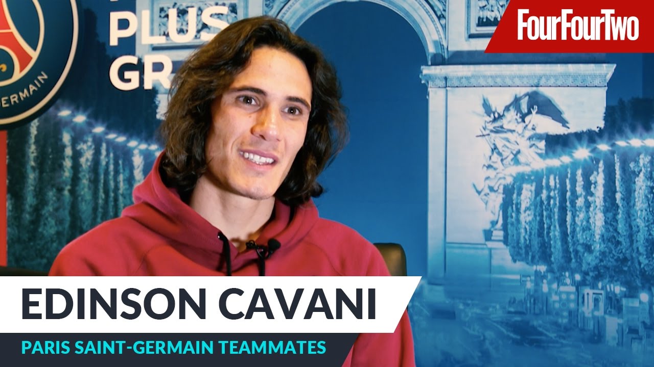Edinson Cavani | "Angel Di Maria is king of the nutmegs!" | PSG - Paris Saint-Germain Teammates