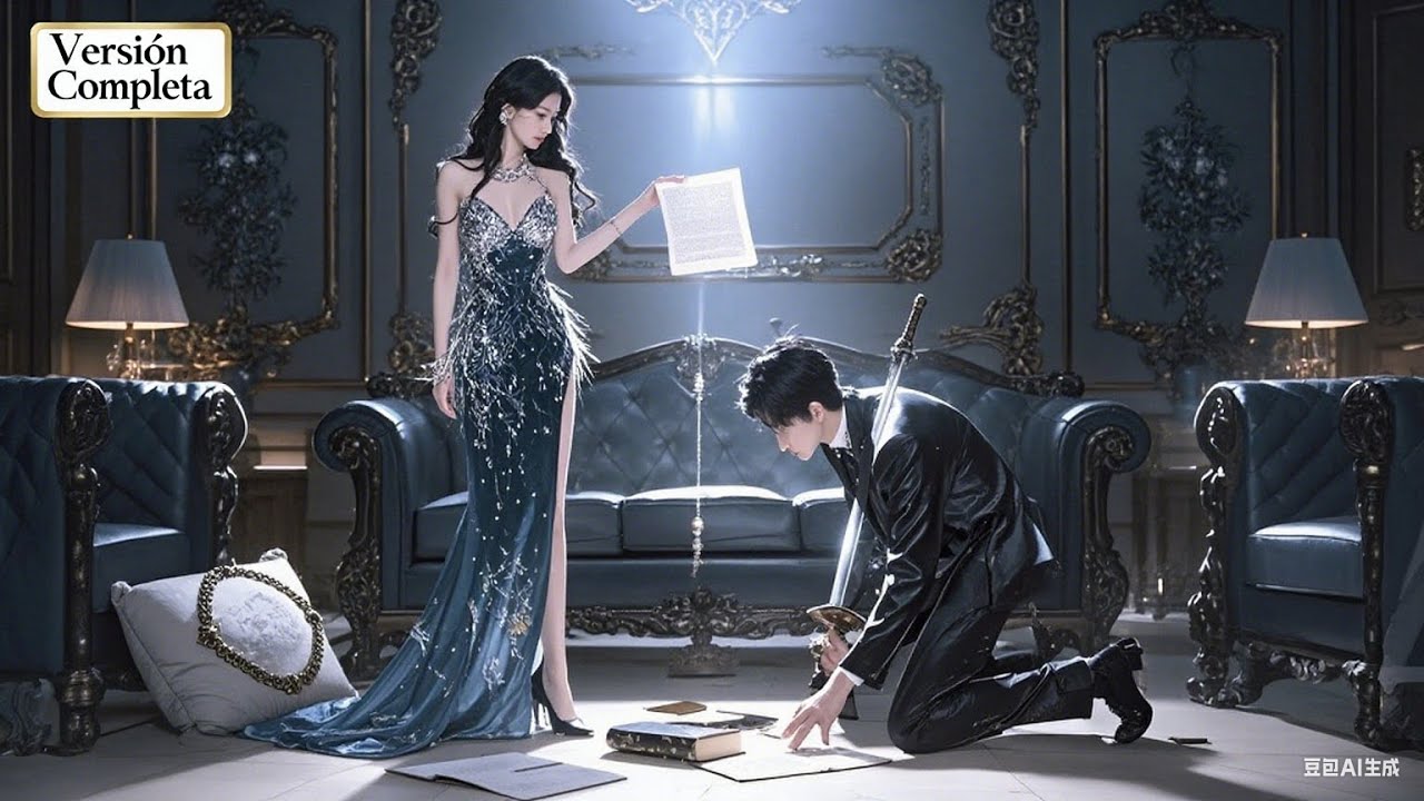 Ella lo despreció por ser común, pidió divorcio. En la fiesta, el comandante vuelve, ella ruega