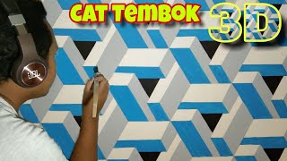 Cat Tembok 3d Kreatif Wall Painting 3d Effect Cat Dinding Kamar 3d Simple Part2 Youtube