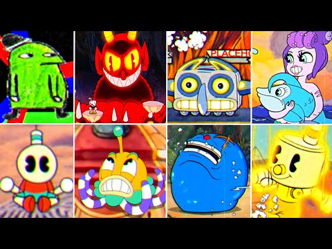 Cuphead - All Secret Unreleased & Hidden Boss Fight & Unused Phases