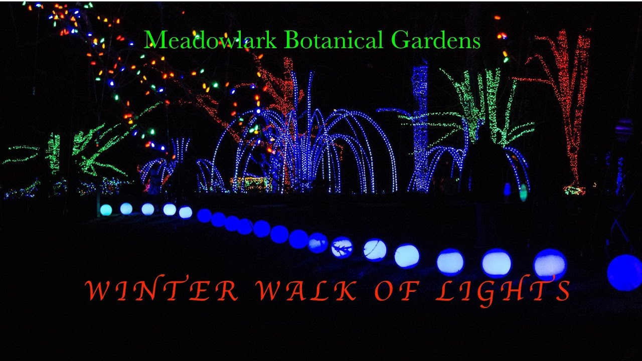 Meadowlark Winter Walk Of Lights 2016 Youtube
