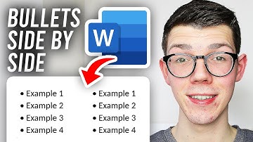 How To Make Bullet Points SIde By Side In Word - Full Guide