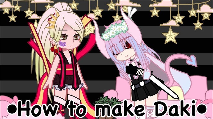 How to make Nezuko's hair in Gacha Club!!! ✨💕 