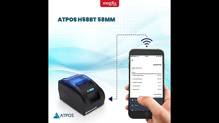 Unbox and Explore the Atpos H58BT 58mm Bluetooth Thermal Receipt Printer
