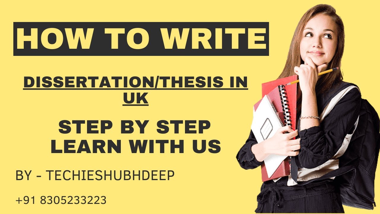 how to write your dissertation Thesis Fast in uk - YouTube