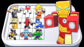 Merge Craft Run : Minecraft Monster Run Merge Battle , Superhero Craft Man Fight, Hero Craft Merge screenshot 4