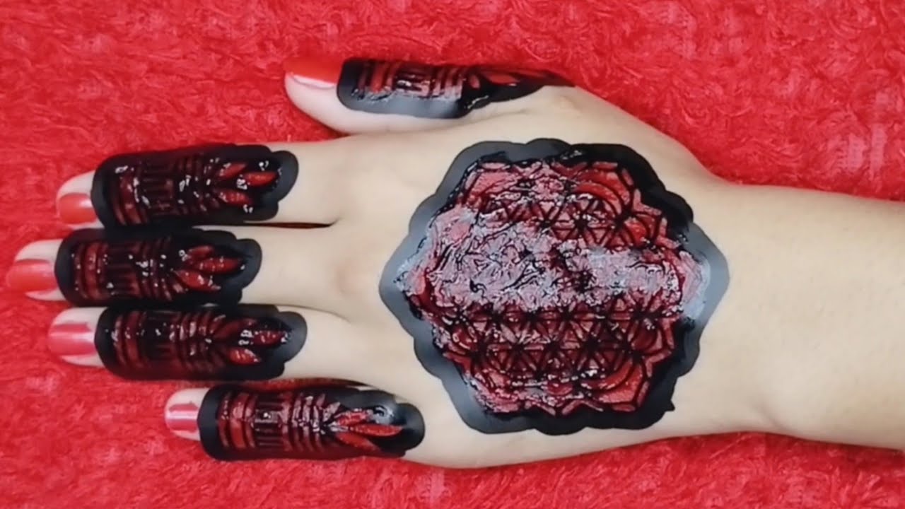 beautiful sticker mehndi design