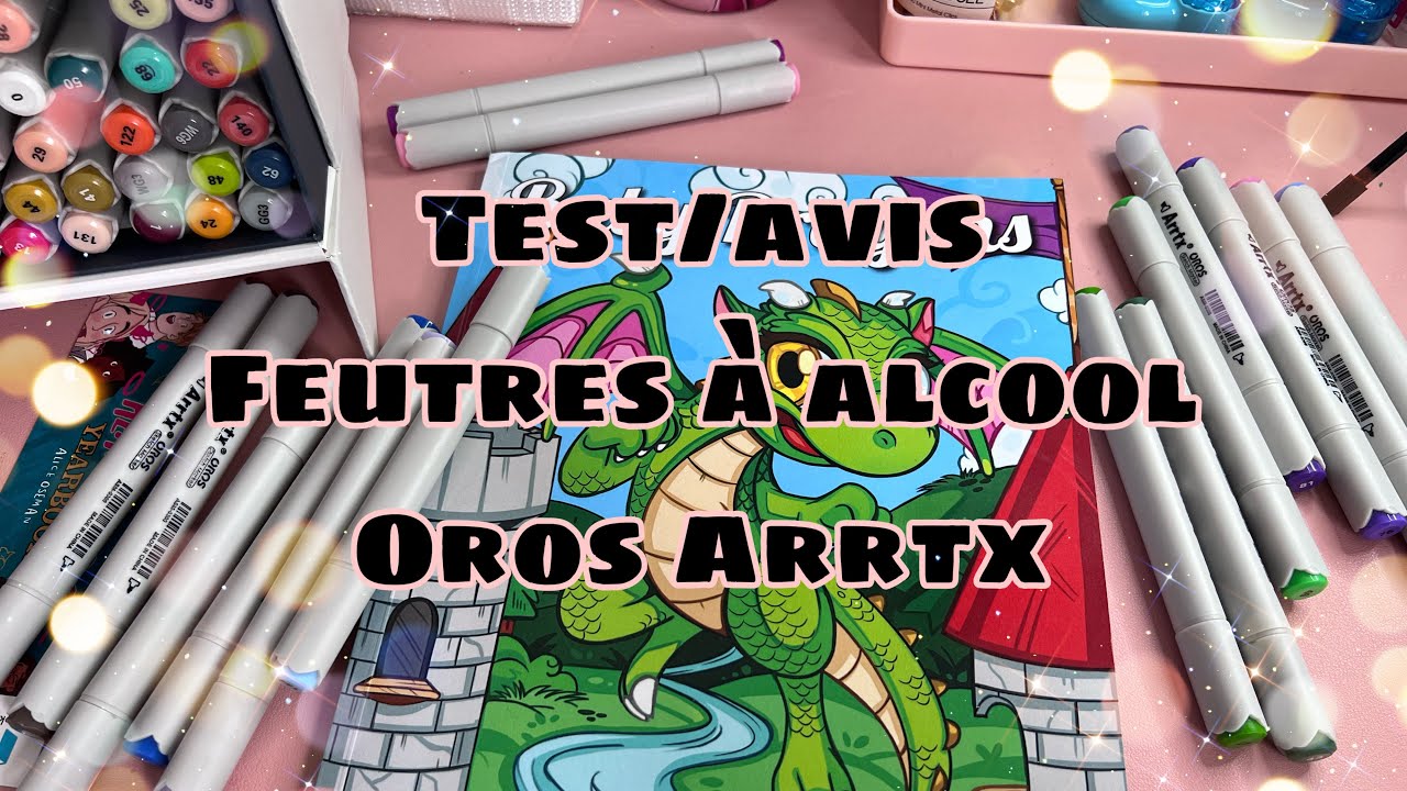 Test/Avis Feutres à alcool OROS pointes brush ArrtX