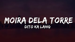 Dito Ka Lang - Moira Dela Torre (Karaoke)  | Music Ariya