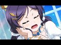 Nozomi mange un biscuit