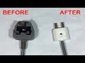 How to convert UK type G plug to two pin plug