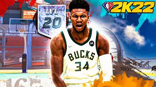 My GIANNIS ANTETOKOUNMPO BUILD is UNSTOPPABLE on NBA 2K22