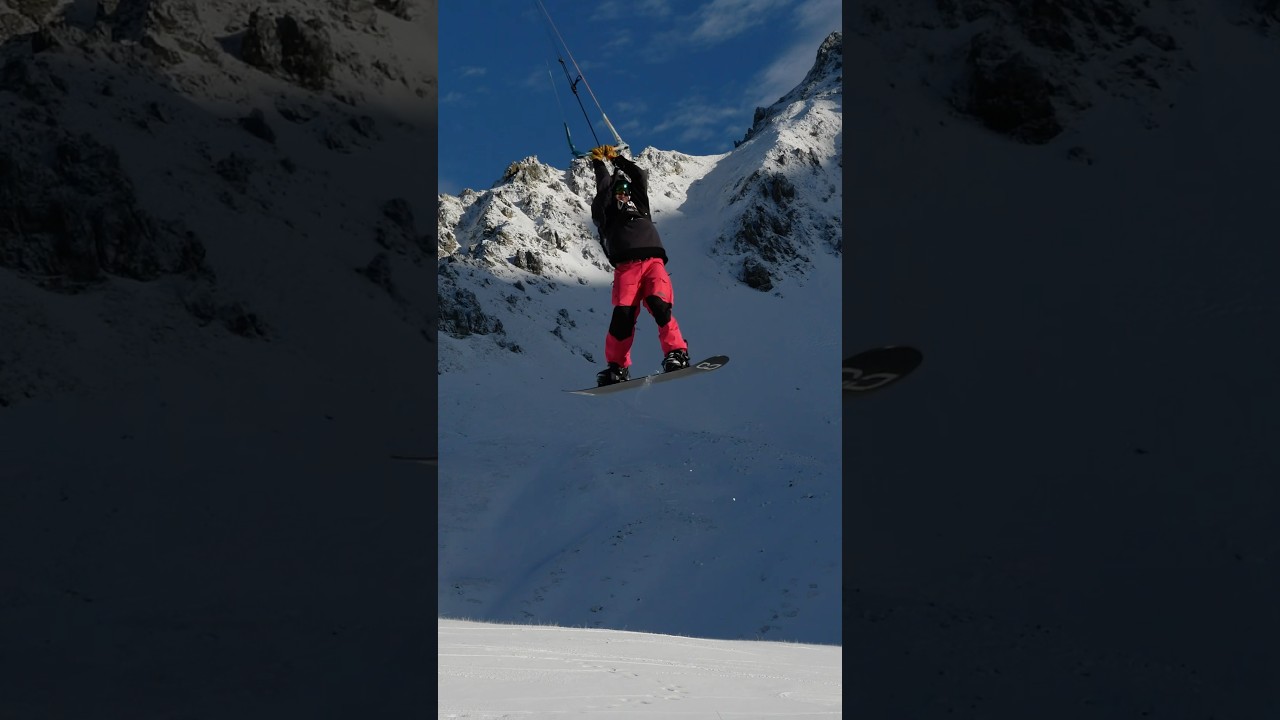 What up dog #snowboarding #kite #kiting #tornado #spin #spinning #kiteloop #loop #tricks