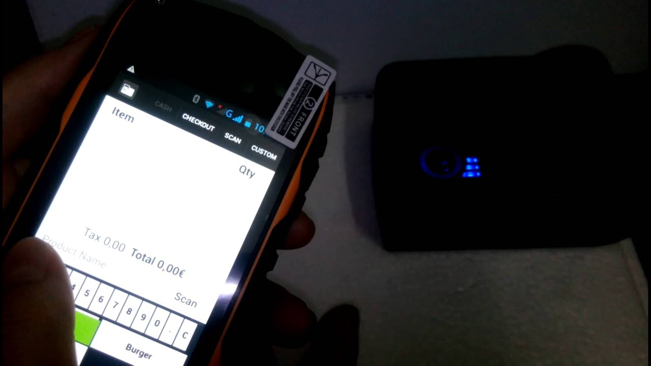 pos solutions invoice printing uder android smartphone small