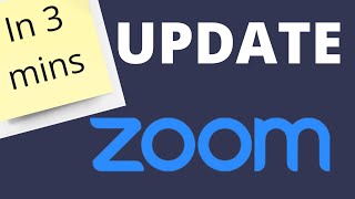 Update Zoom to Latest Version (3 minute tutorial)