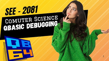 QBASIC Debugging || modular Programming || SEE Qbasic