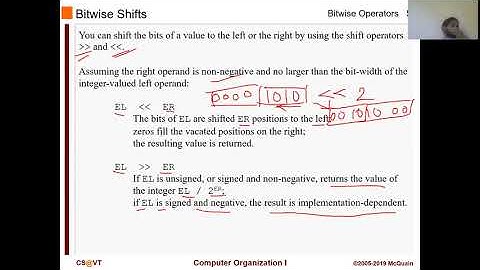CS2505 - Week 5 - C: Bitwise Operations