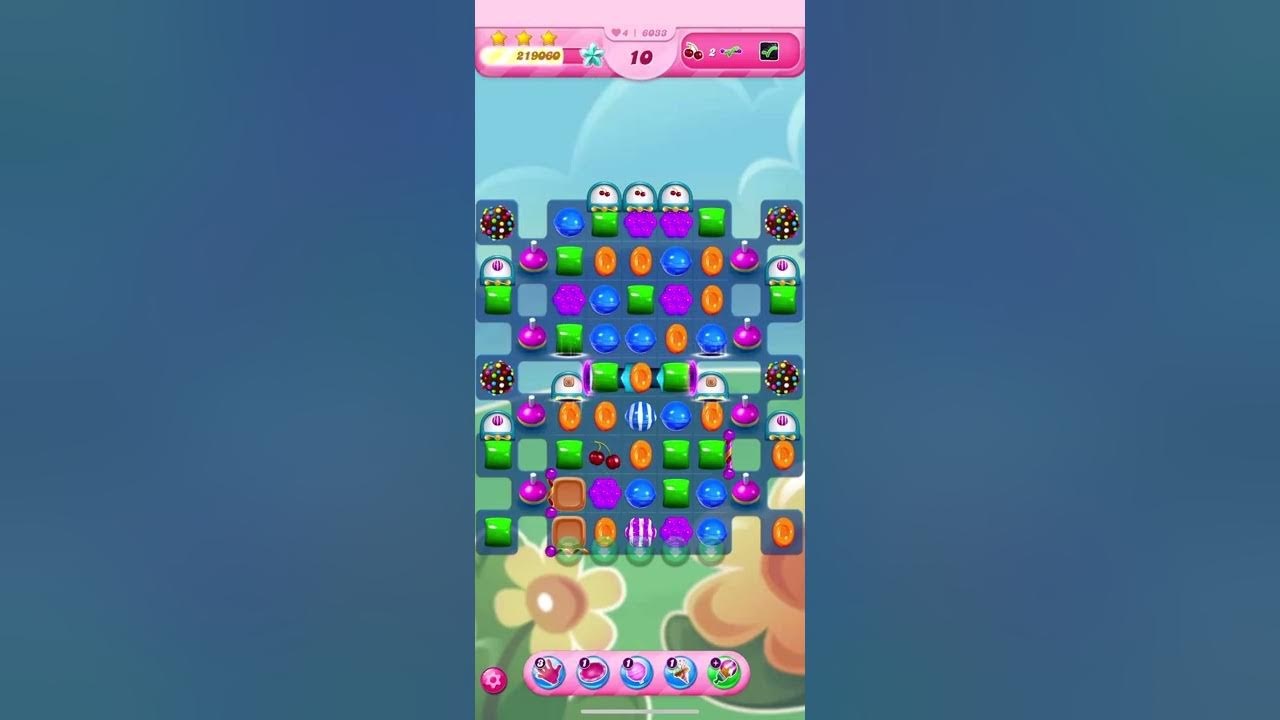 Candy crush 5/10 level 6033 gameplay YouTube