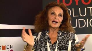 What inspires Diane von Furstenberg the most?