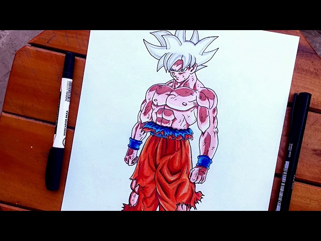 Como desenhar o Goku Instinto Superior?