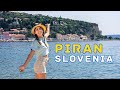 Piran a cute town in slovenia  driving from italy to piran  ljubljana