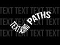 GIMP: Text Along a Path