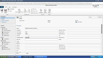 Microsoft Dynamics CRM 2011 Basics Of Leads