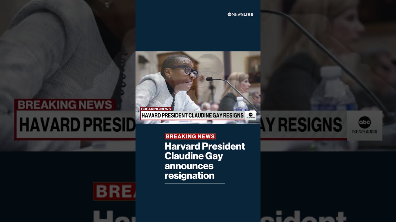 Harvard president announces resignation amid plagiarism accusations, congressional testimony
