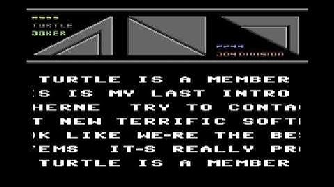 Joy Division Intro 1 !  Commodore 64 (C64)