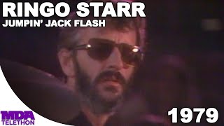 Ringo Starr w/ Todd Rundgren, Bill Wyman &amp; others - Jumpin&#39; Jack Flash | 1979 | MDA Telethon