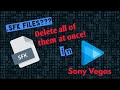 .SFK FILES? || What are they? || Delete all .sfk files || Sony Vegas