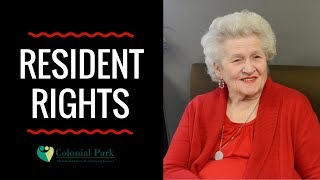 Resident Rights - Colonial Park