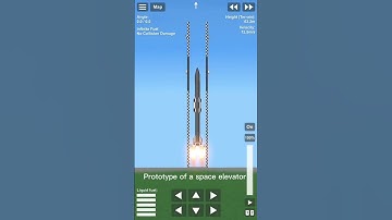 Prototype of Space Elevator In Space 🌌 Flight ✈️ Simulator Game 🎮 #shorts #viral #space