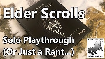 Elder Scrolls: Call to Arms Failed Solo Playthrough Battle Report | Learning to Play & Review