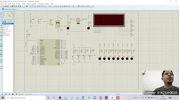 Simulasi running led ATMega32 dengan proteus dan microchip