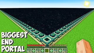 This is THE BIGGEST END PORTAL in Minecraft! I found THE LONGEST SECRET GIANT END PORTAL! by Apple Craft 10,333 views 2 weeks ago 9 minutes, 50 seconds