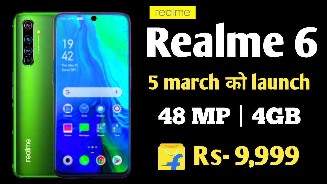 Realme 6 is launching on 5 march in india ?
