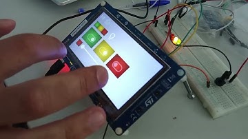 STM32F7 Touch UI: Control LEDs with Toggles & PWM Slider