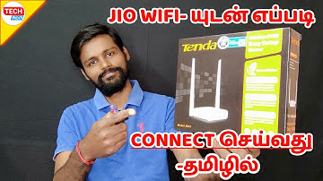 How to configure Tenda wireless N300  Router to Jio WiFi for CCTV | CCTV IN TAMIL | TECH SIRPI