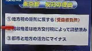 法人事業税の地方配分　税調・与謝野氏が石原知事と協議